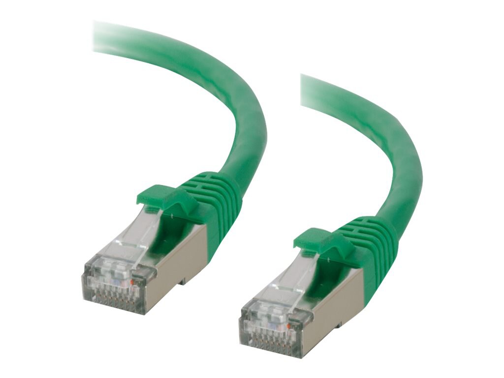 C2G 25ft Cat5e Snagless Shielded (STP) Ethernet Network Patch Cable - Green