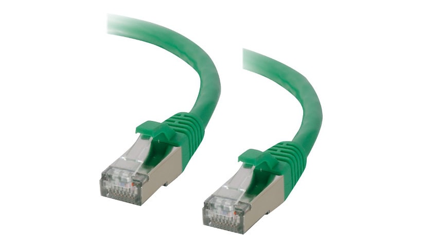 C2G 25ft Cat5e Snagless Shielded (STP) Ethernet Network Patch Cable - Green