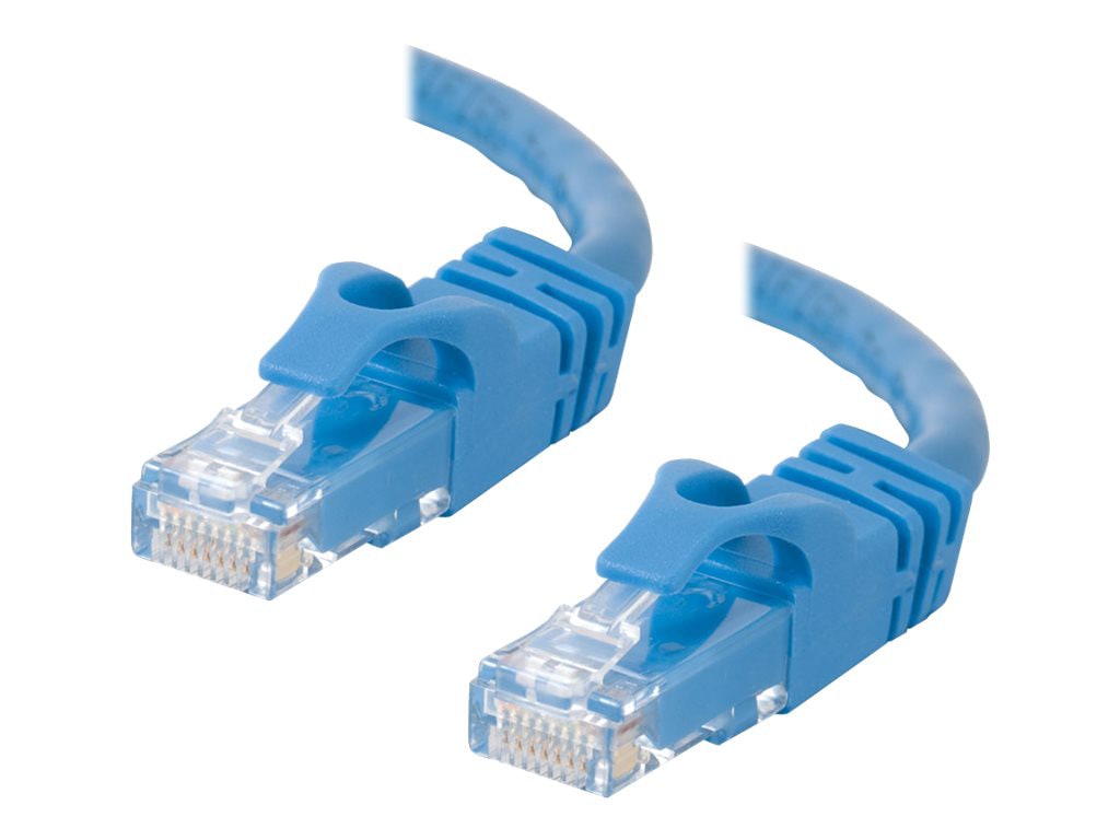 C2G 14ft Cat6 Snagless Unshielded (UTP) Ethernet Cable - Cat6 Network Patch Cable - PoE - Pack of 50 - Blue