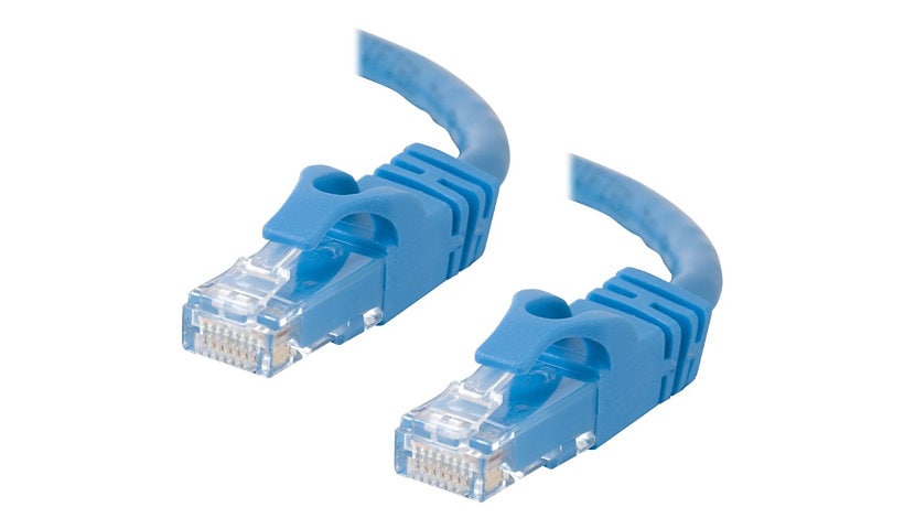 C2G 14ft Cat6 Snagless Unshielded (UTP) Ethernet Cable - Cat6 Network Patch Cable - PoE - Pack of 50 - Blue