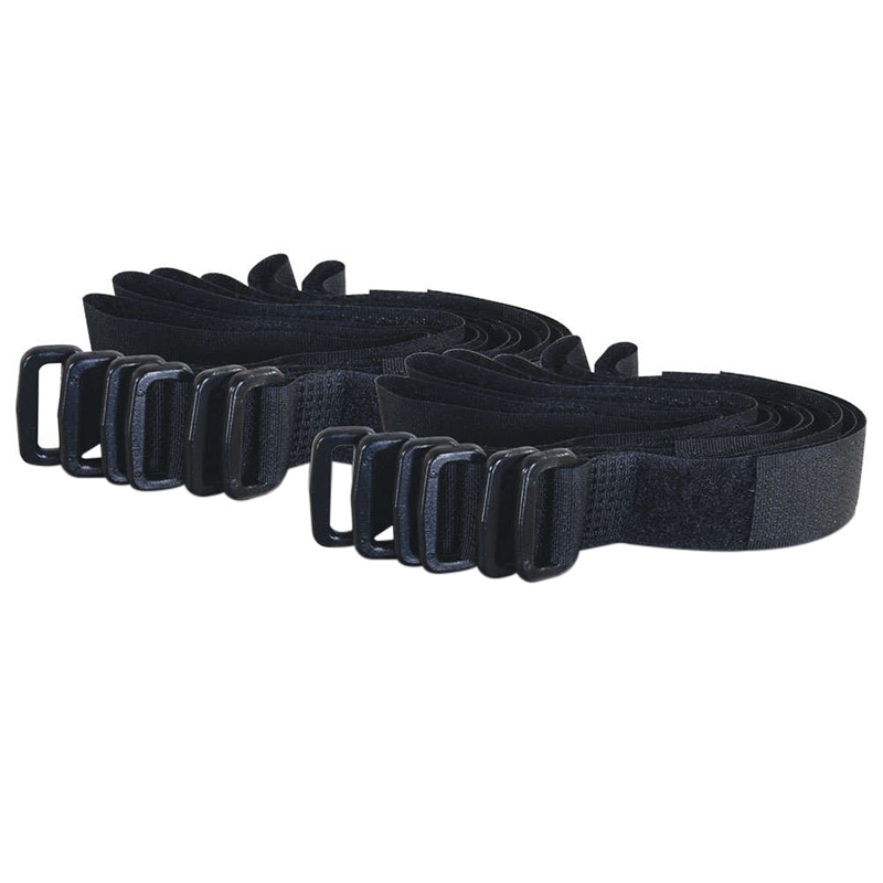 Thumbnail 2 of 3 for C2G 11in Hook-and-Loop Cable Management Wrap Multipack - 12 Pack