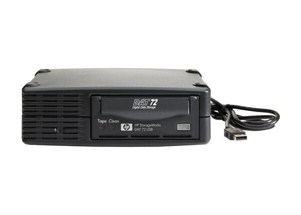 HP StorageWorks DAT 72 USB External Tape Drive - tape drive - DAT - Hi-Spee