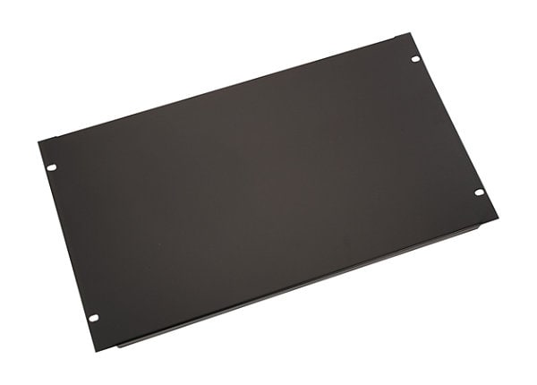 BLACK BOX FILLER PANEL BLACK 6U