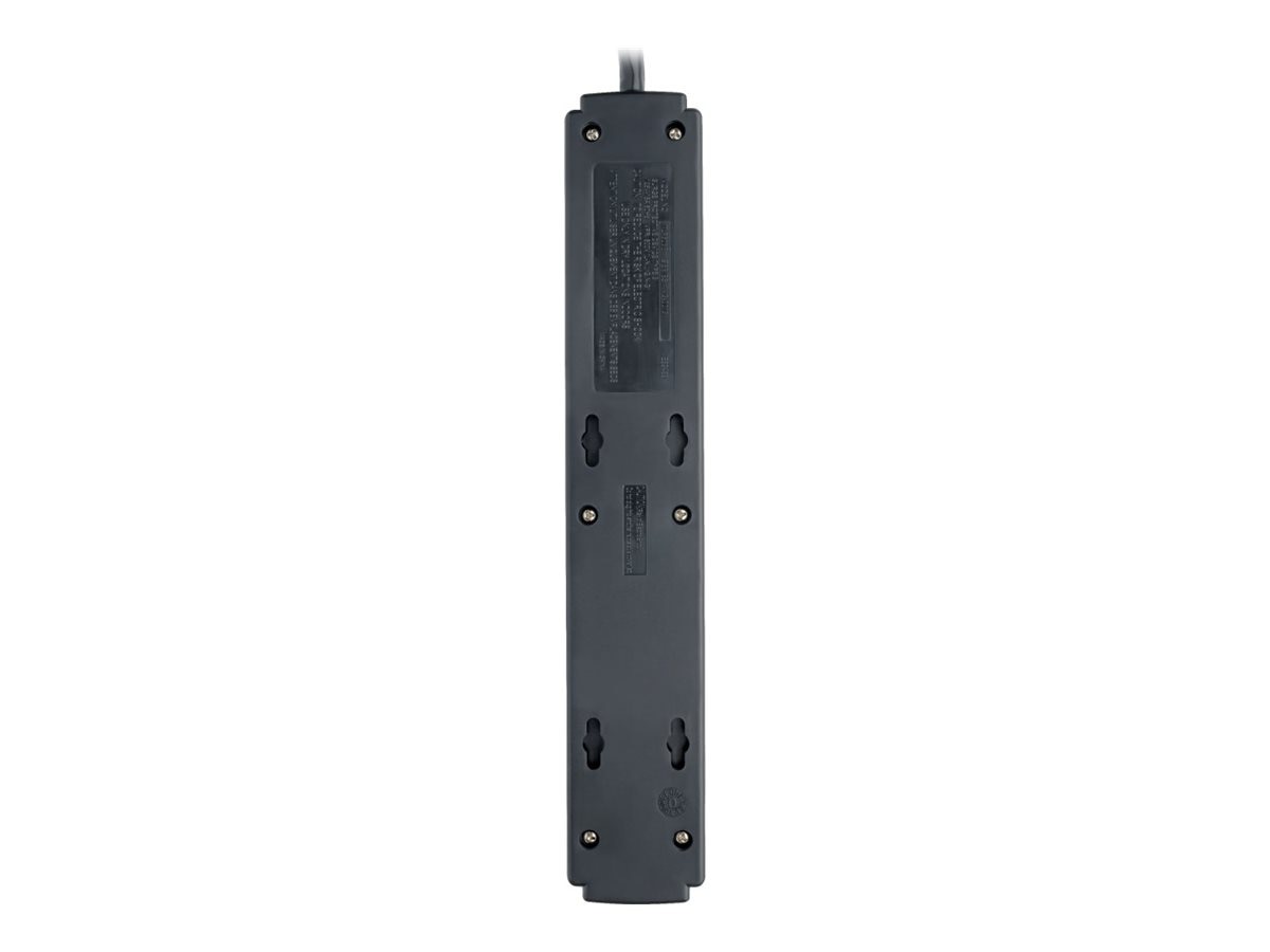Thumbnail 3 of 9 for Eaton Tripp Lite Series Protect It! 6-Outlet Surge Protector, 6 ft. Cord, 790 Joules, Diagnostic LED, Black Housing