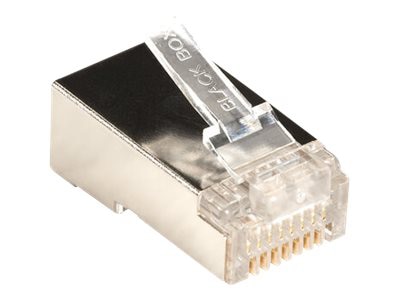 Black Box CAT5e Shielded RJ45 Modular Plug / Connector, 50 Pack