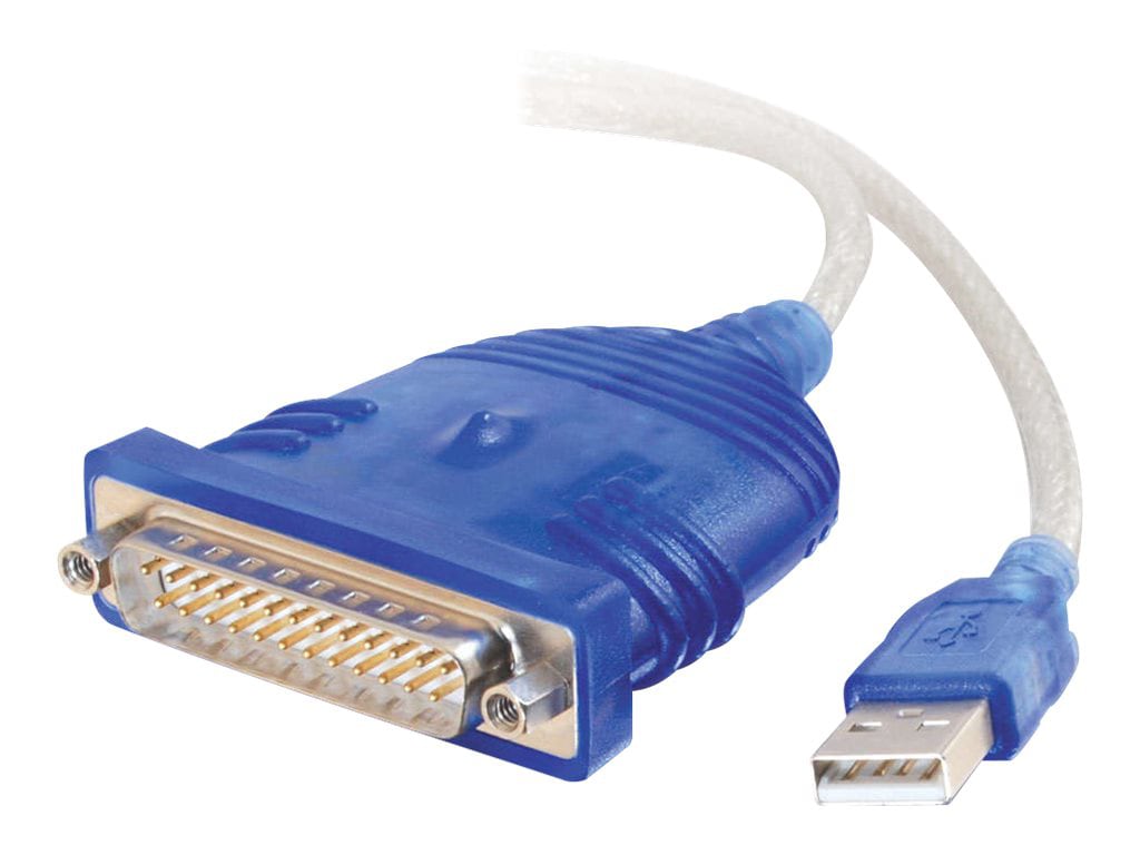 C2G 6ft USB to Serial Adapter - USB to DB25 Serial RS232 Cable - M/M - seri