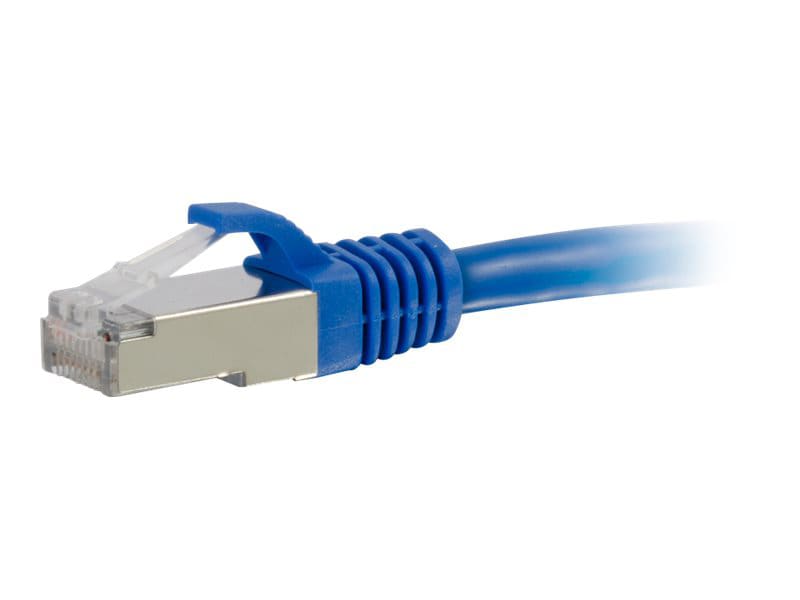 C2G 5ft Cat5e Snagless Shielded (STP) Ethernet Cable - Cat5e Network Patch Cable - PoE - Blue