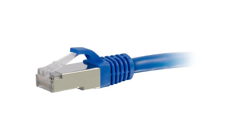 C2G 5ft Cat5e Snagless Shielded (STP) Ethernet Cable - Cat5e Network Patch Cable - PoE - Blue