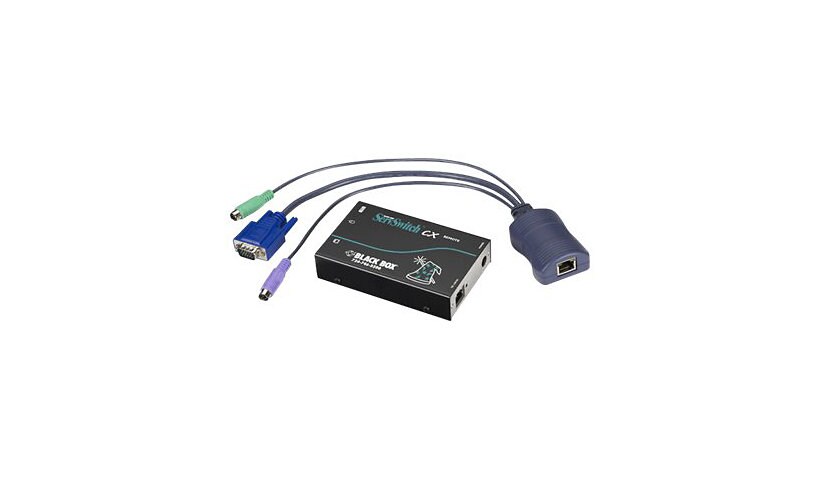 Black Box Low-Cost ServSwitch Wizard Extender Kit for PS/2 Console and PS/2