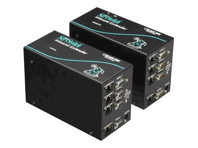 Black Box ServSwitch Wizard Extender Single-Access Quad-Head Serial Kit with Bidirectional Stereo Audio and Skew