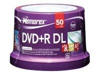 Memorex DVD+R DL x 50 - storage media