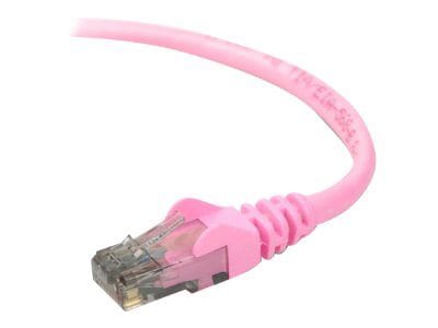 Belkin 3' Cat6 550MHz Gigabit Snagless Patch Cable RJ45 M/M PVC Pink 3ft