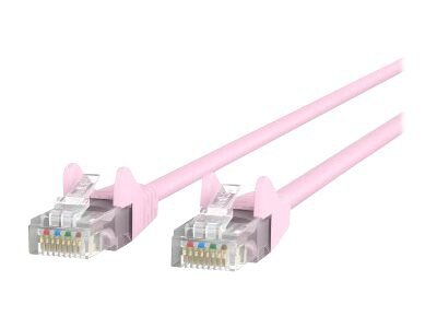 Belkin High Performance patch cable - 14 ft - pink