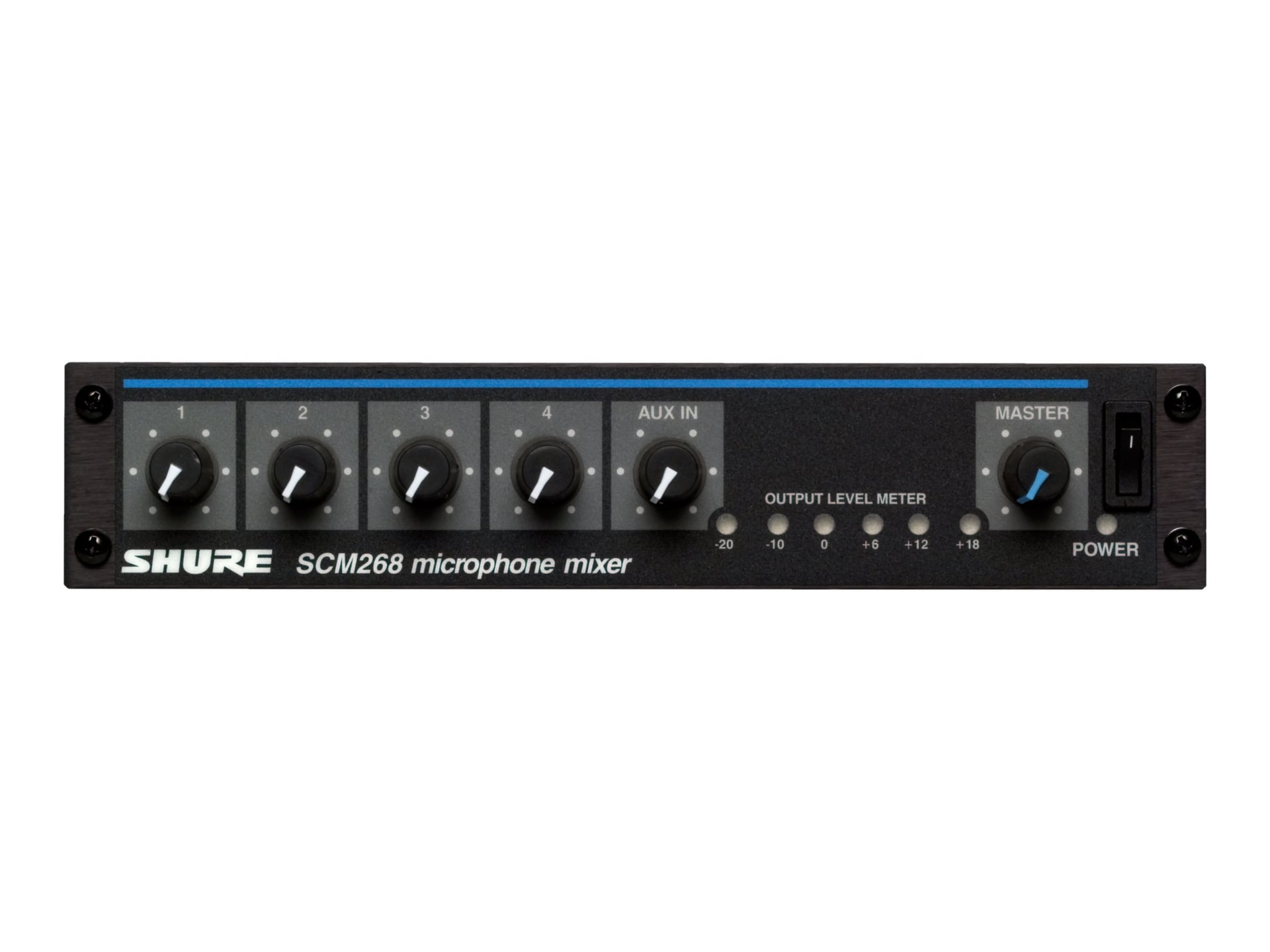 Shure SCM268 analog mixer - 4-channel