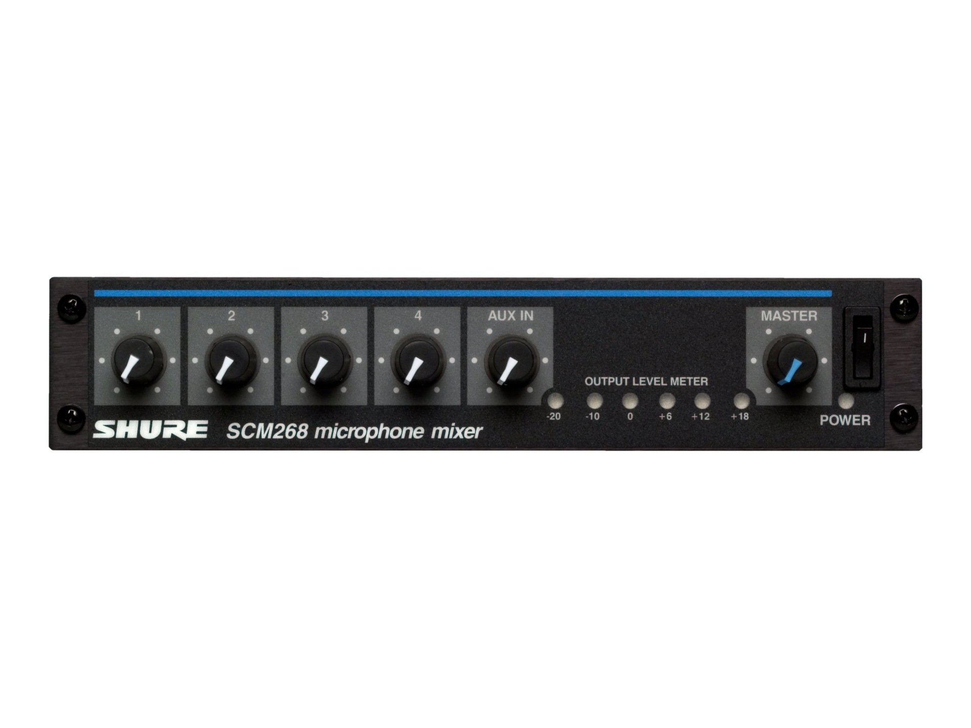 største Bedøvelsesmiddel Lighed Shure SCM268 analog mixer - 4-channel - SCM268 - Amplifiers & Voice  Recorders - CDW.com