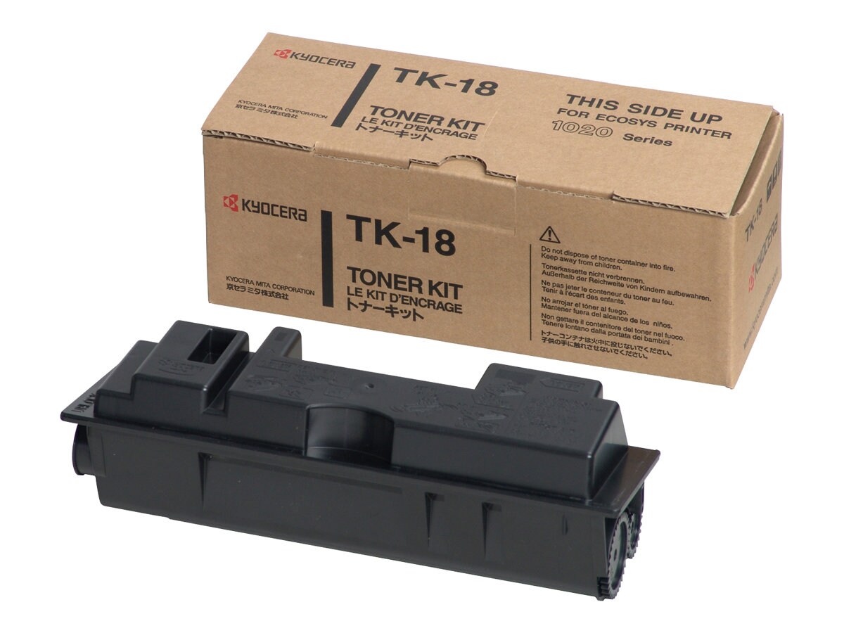 Kyocera TK 18 - black - original - toner kit