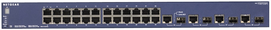 NETGEAR FSM7328PS 24-port 10/100 L3 Managed Stackable Switch with PoE
