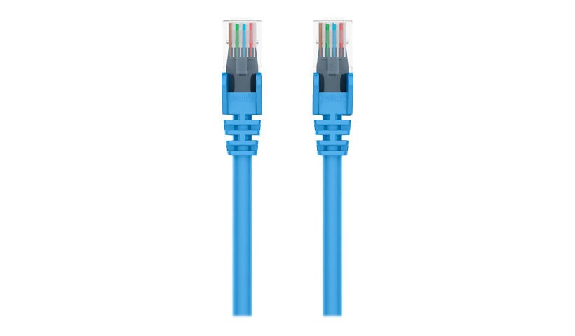 Belkin 1ft CAT6 Ethernet Patch Cable Snagless, RJ45, M/M, Blue - patch cabl