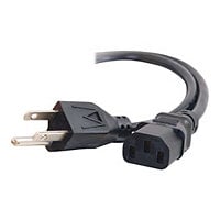 C2G 15ft 18 AWG Universal Power Cord for Computers (NEMA 5-15P to IEC320C1