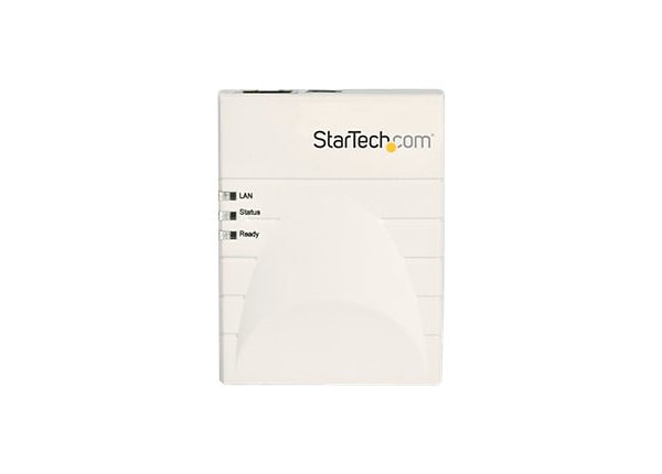 StarTech.com 10/100 Mbps USB Print Server - print server