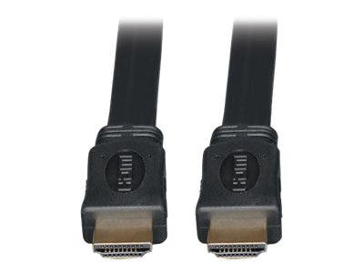 Thumbnail 2 of 2 for Eaton Tripp Lite Series High-Speed HDMI Flat Cable, Digital Video with Audio, UHD 4K (M/M), Black, 6 ft. (1.83 m) - HDMI