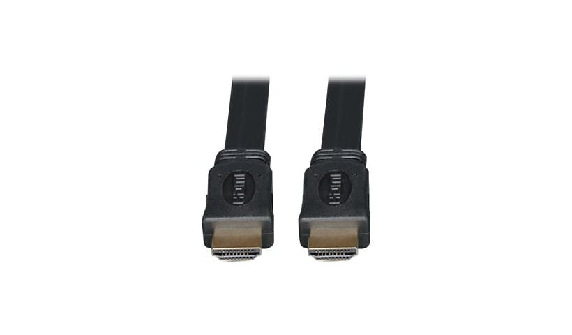 Eaton Tripp Lite Series High-Speed HDMI Flat Cable, Digital Video with Audio, UHD 4K (M/M), Black, 16 ft. (4.88 m) -