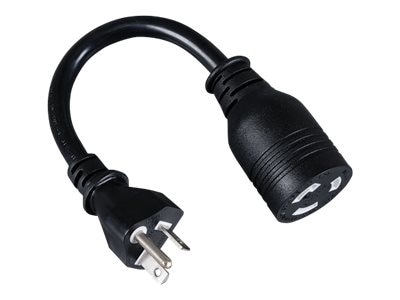 Eaton Tripp Lite Series Power Cord Adapter, NEMA L5-20R to NEMA 5-20P - Heavy-Duty, 20A, 120V, 12 AWG, 8.66-in. (21.99