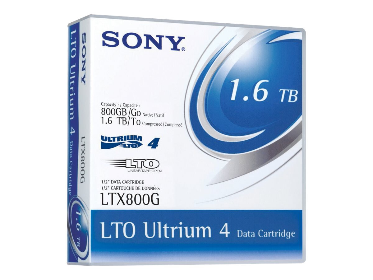 Sony LTX-800G - LTO Ultrium 4 x 1 - 800 GB - storage media