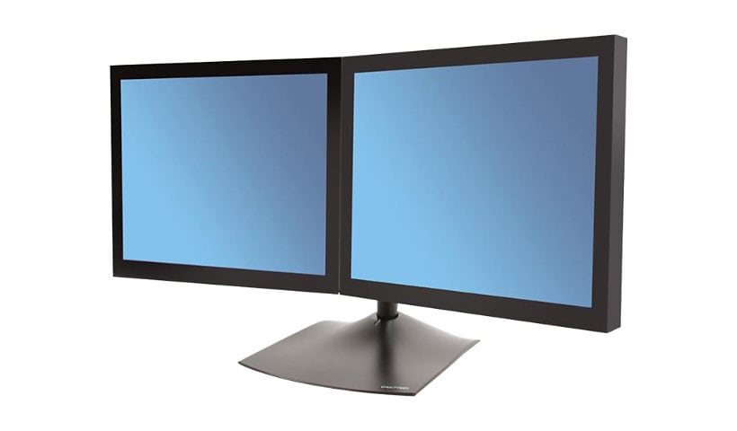Ergotron DS100 pied - horizontal - pour 2 écrans LCD - noir