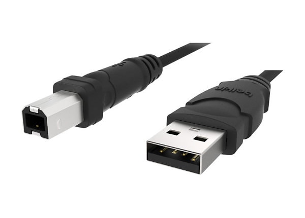 6 ft USB Type B Plug USB Cable Pack of 2 USB Type A Plug CBL05 USB 2.0 CBL05 Black 1.8 m 