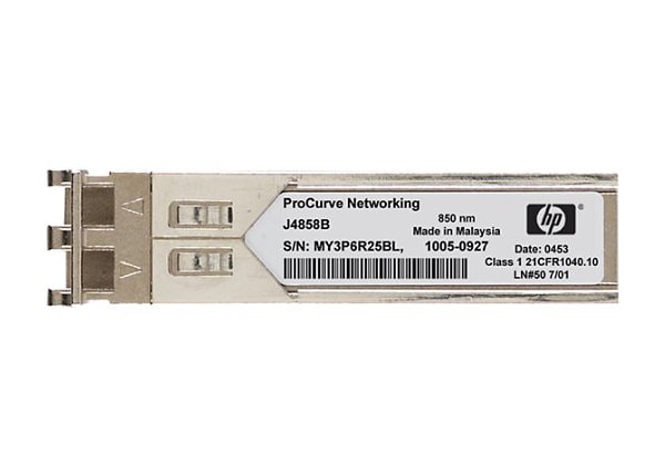 HPE X121 SFP LC LX Transceiver