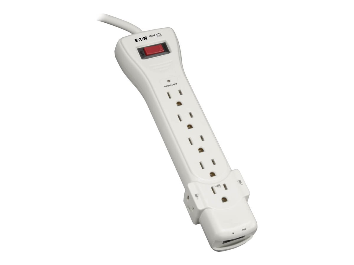 Tripp Lite Surge Protector Strip 120V 7 Outlet RJ11 12ft Cord 1080 Joules