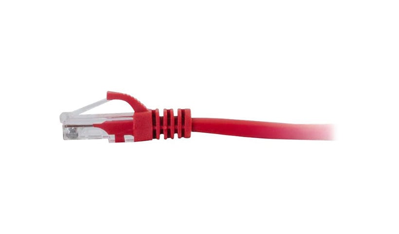 C2G 7ft Cat6 Ethernet Cable - Snagless Unshielded (UTP) - Red - patch cable - 2.1 m - red