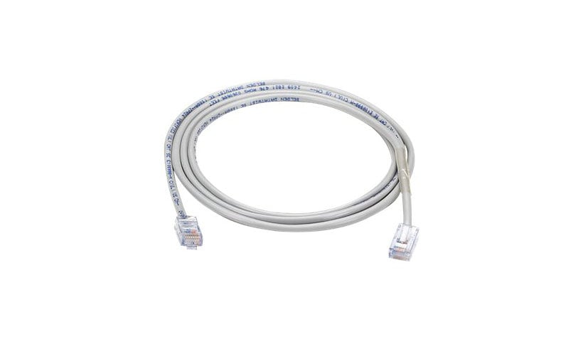 Black Box 10ft T1 Shielded RJ48C Crossover Cable RJ45 M/M 10' Gray PVC