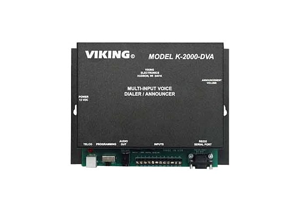 Viking Electronics K-2000-DVA/MULTI IMPUT VOICE ALARM DIALER by