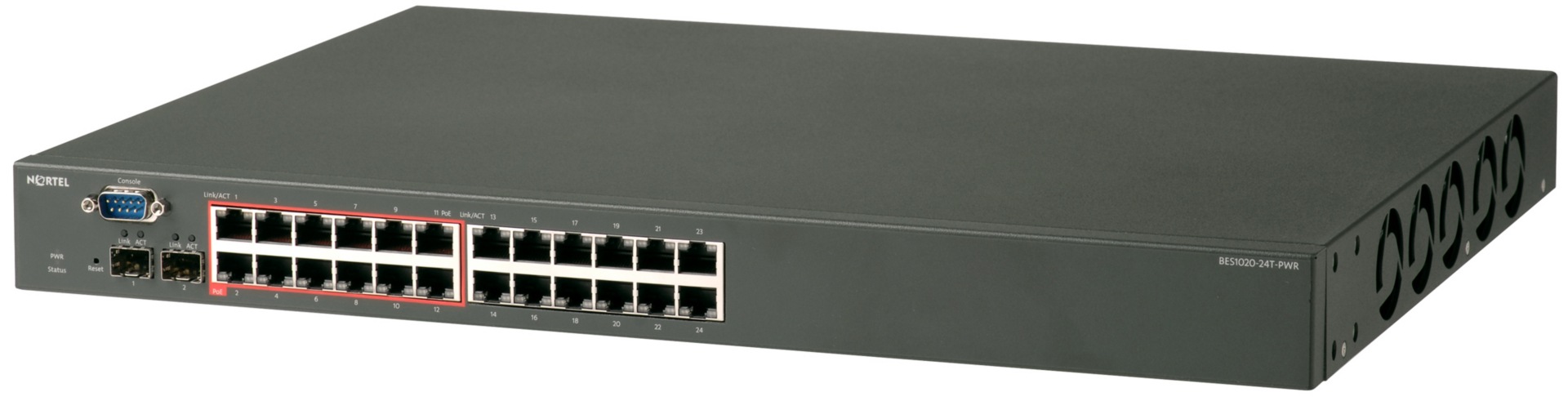 Nortel Business Ethernet Switch 1020-24T PWR - switch - 24 ports