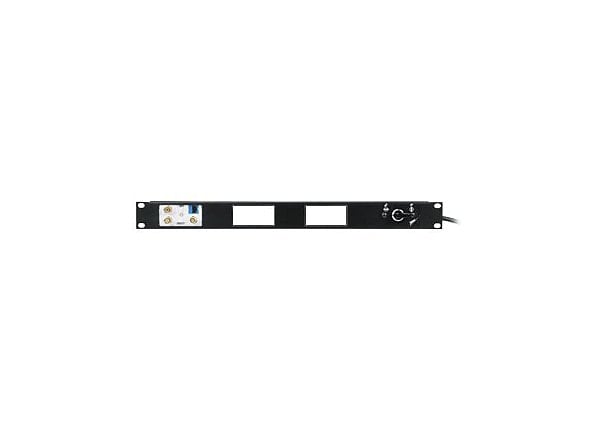 Middle Atlantic Decora DECP-1X1 - remote power switch rack mounting panel