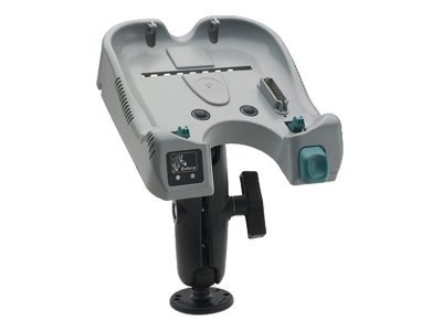 Zebra printer vehicle cradle with charger