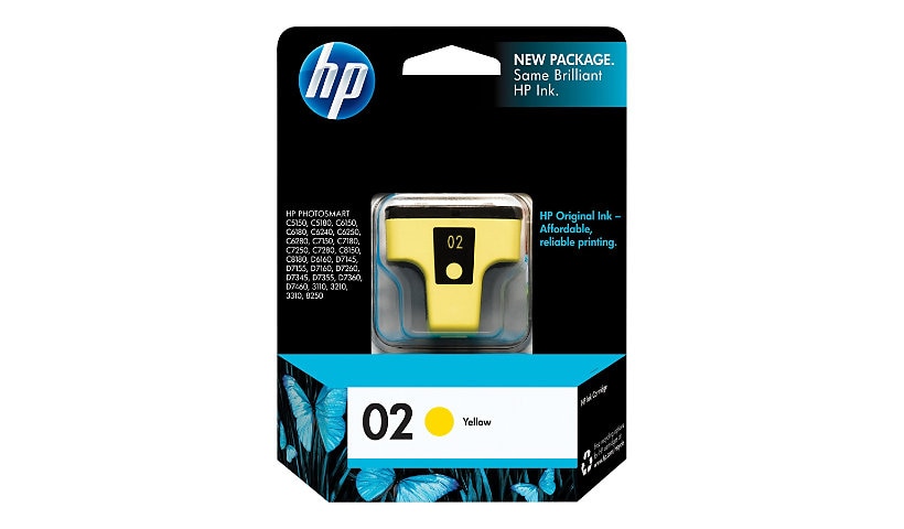 HP 02 Yellow Ink Cartridge