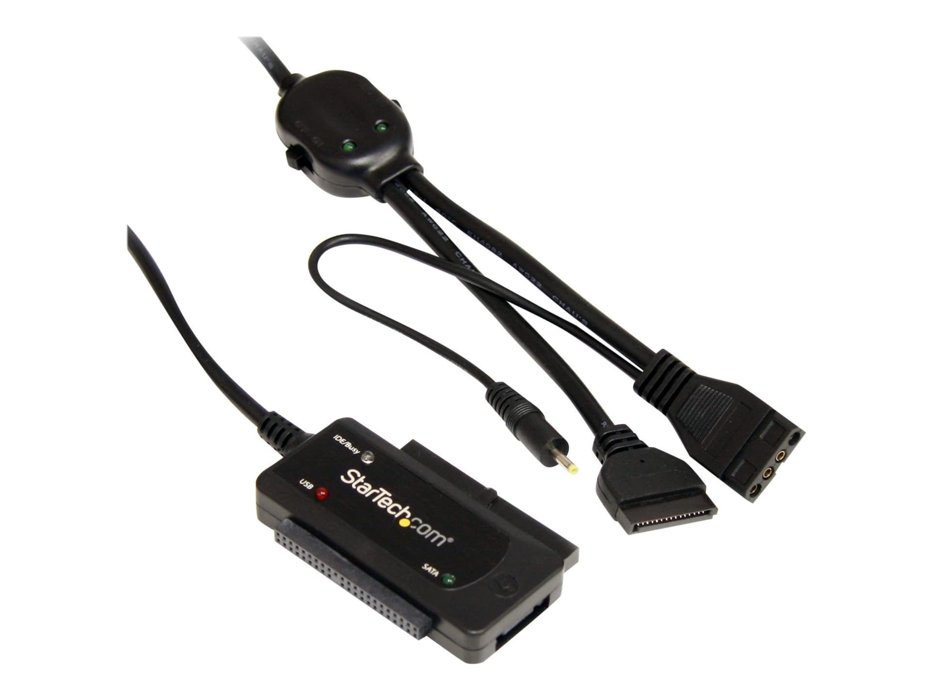 StarTech.com USB to SATA/IDE Adapter for 2.5/3.5" SSD/HDD - USB2SATAIDE - SATA Cables - CDW.com
