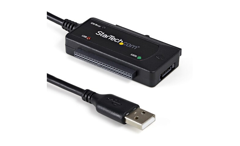 StarTech.com USB 2.0 to SATA/IDE Adapter for 2.5/3.5" SSD/HDD - USB2SATAIDE - SATA Cables CDW.com