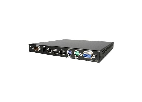 StarTech.com 1 Port USB PS/2 Server Remote Control IP KVM w/Virtual Media & Serial - remote control device