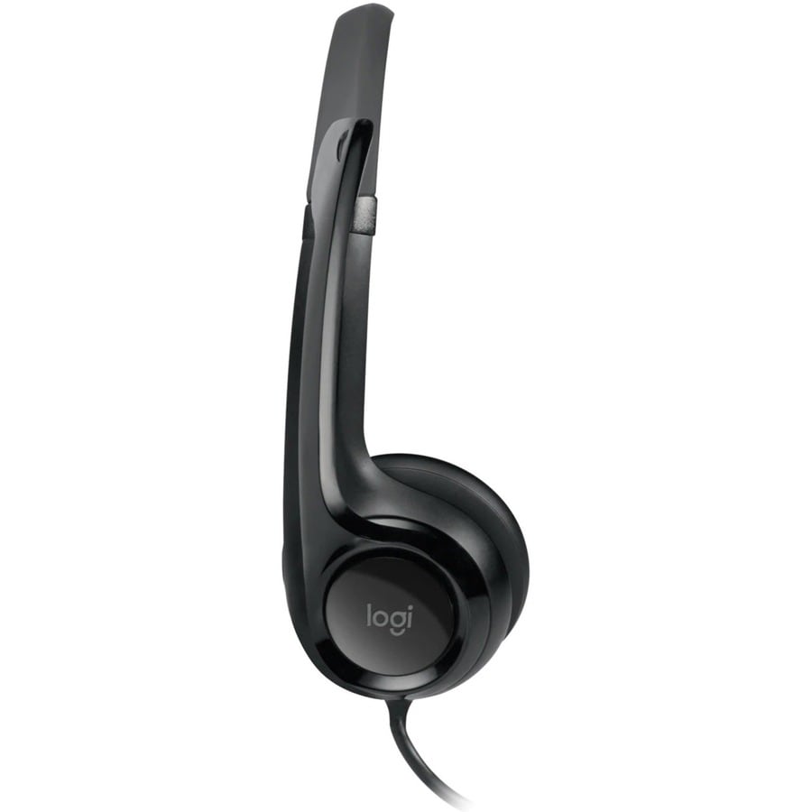 Thumbnail 2 of 11 for Logitech H390 Wired Headset for PC/Laptop, Stereo Headphones with Noise Cancelling Microphone, USB-A, In-Line Controls,