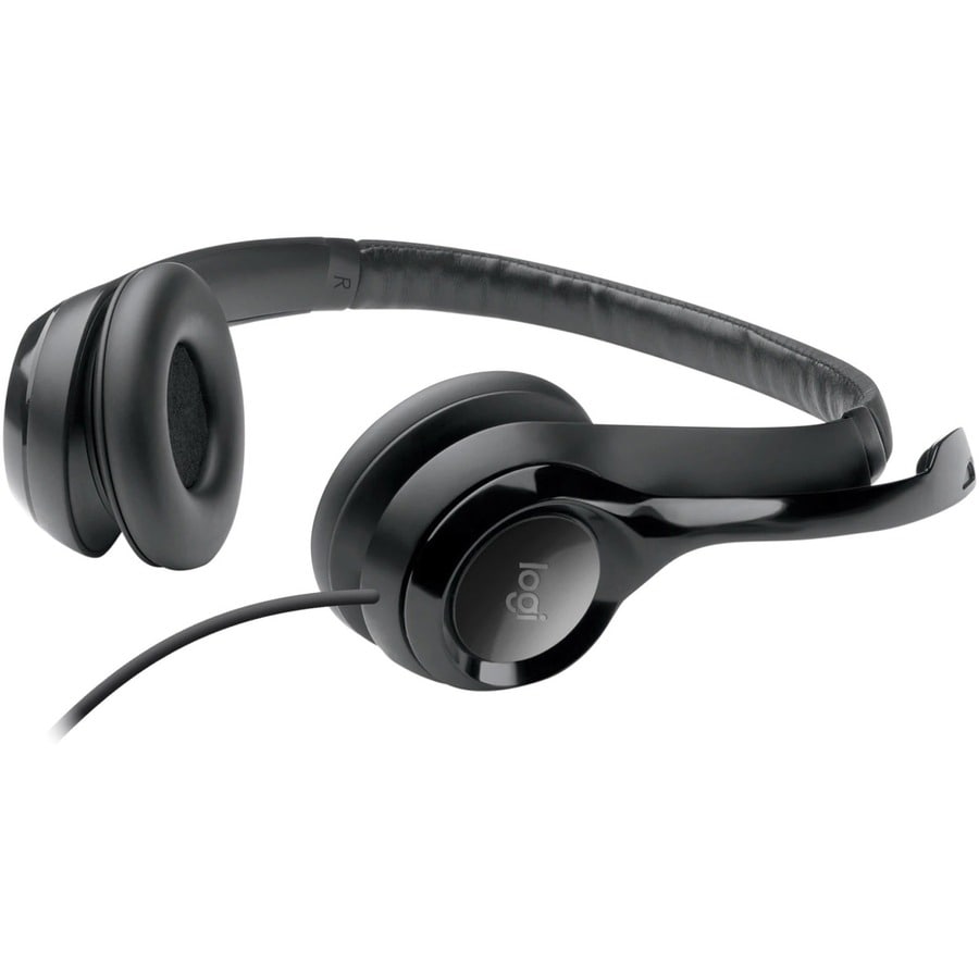 Thumbnail 4 of 11 for Logitech H390 Wired Headset for PC/Laptop, Stereo Headphones with Noise Cancelling Microphone, USB-A, In-Line Controls,