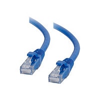 C2G 1ft Cat5e Ethernet Cable - Snagless Unshielded (UTP) - Blue - cordon de raccordement - 0.3 m - bleu