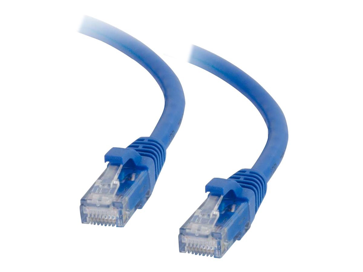 C2G 3ft Cat5e Ethernet Cable - Snagless Unshielded (UTP) - Blue - patch cab