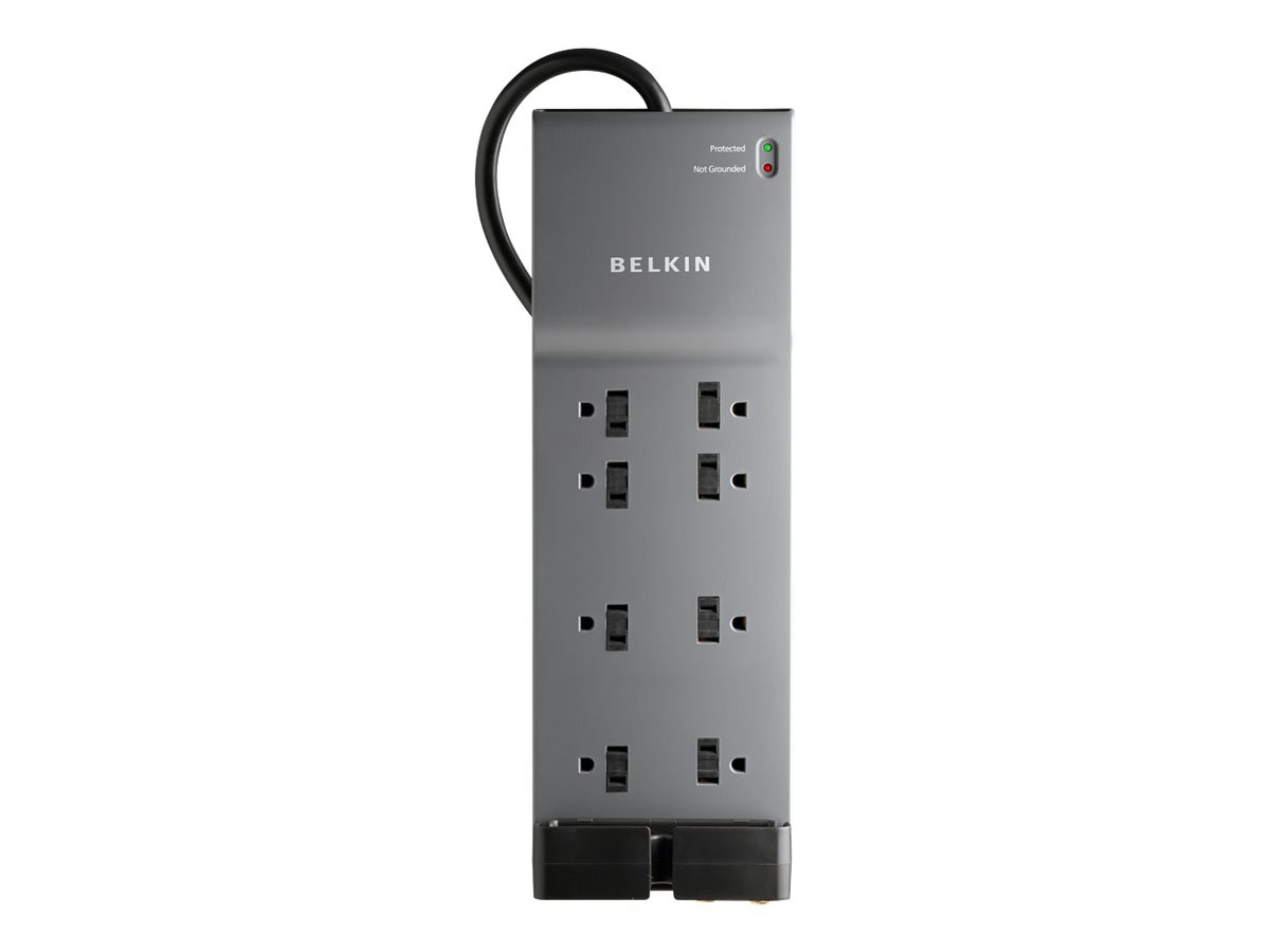 Belkin 8 Outlet Commercial Surge Protector - 6 foot cord - Gray - 3390 Joule