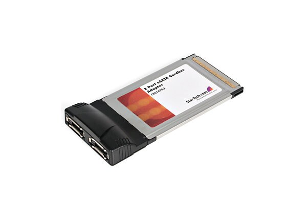 StarTech.com 2 Port eSATA Cardbus PC Card Adapter
