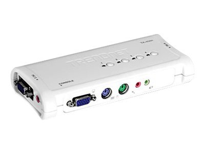 TRENDnet TK 408K - KVM / audio switch - 4 ports