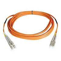 Eaton Tripp Lite Series Duplex Multimode 50/125 Fiber Patch Cable (LC/LC), 1M (3 ft.) - cordon de raccordement - 1 m - orange